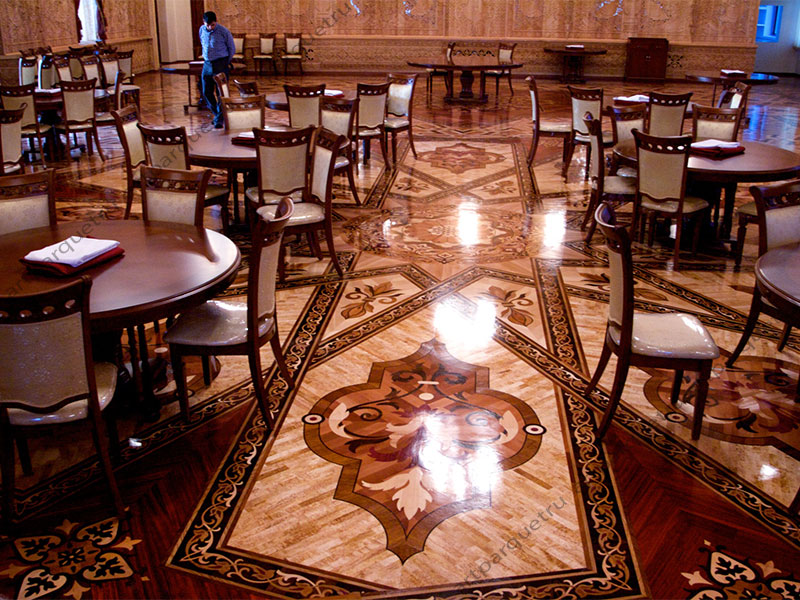 Border as an element of parquet